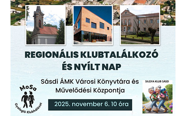 A MOSA Gyalogló Klubhálózatának nyílt napja lesz Sásdon