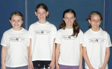 Országos 4. helyezettek matematika csapatversenyben a belvárosis 4.c-s lányok