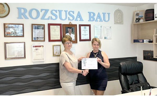 Elismerő oklevél a munkáltatónak és tanulóinak