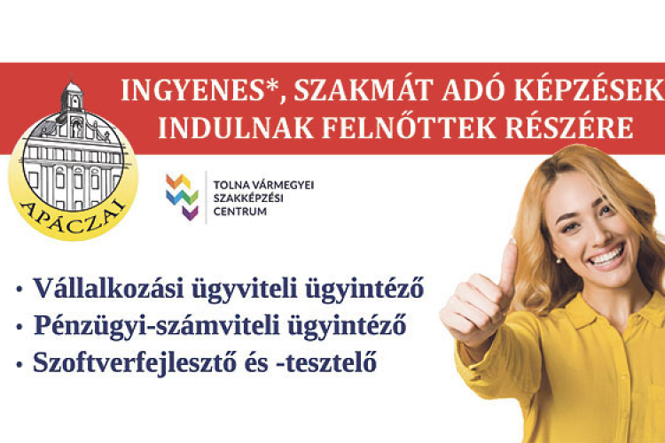 Ingyenes, szakmát adó képzések indulnak felnőttek részére Dombóváron