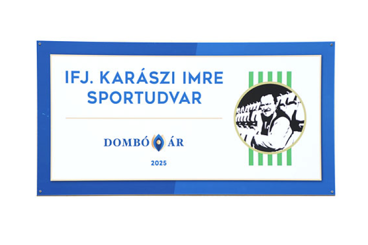 ifj. Karászi Imréről nevezték el a Dombóvári Cséry Lajos Evangélikus Általános Iskola udvarát