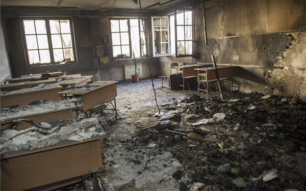 Kigyulladt egy általános iskolai tanterem Tótkomlóson