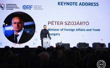 Szijjártó Péter: az EU-val ellentétben Magyarország az új világrend nyertesei közé tartozik