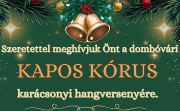 A Kapos kórus idén is szeretettel vár mindenkit karácsonyi hangversenyére Dombóváron