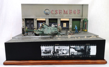 Acélszörny a gödörben - aranyéremmel jutalmazták Erky-Nagy Dániel diorámáját